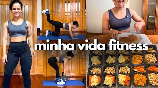 VLOG | ROTINA sem AÇÚCAR, fiz PANQUECA DE CUSCUZ, mostrei os MELHORES EXERCÍCIOS de PERNAS E GLÚTEOS