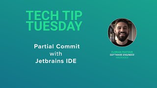 How to do a partial commit with #IntelliJ or any #JetBrains IDE | #TechTips