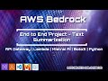 AWS Bedrock Text Summarization with Mistral LLM | End to End project