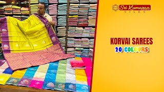 Korvai Sarees | 20 Colours | Sri Kumaran Silks Salem