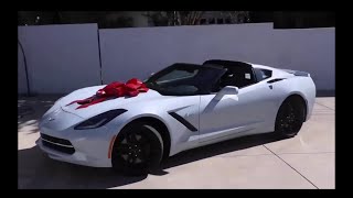 David Dobrik Surprising Joe with a corvette (Deleted Vlog)