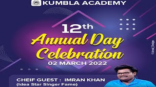 KUMBLA ACADEMY 12th ANNUAL DAY CELEBRATION |LIVE|