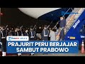 Peru Gelar Upacara Militer Sambut Prabowo, Para Prajurit Berjajar saat Presiden RI Turun Pesawat