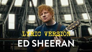 Ed Sheeran - Eyes Closed (Lyric Version) | Mahogany Session