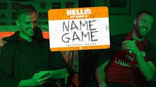 NAME GAME: HALLOWEEN | Episode 4 | Calum Chambers & Rob Holding