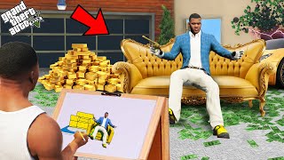 Franklin Using Magical Painting To Become Richest Person Ever In Gta 5