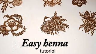 Step by step tutorial of threes florals. | step by step tutorial for beginners.