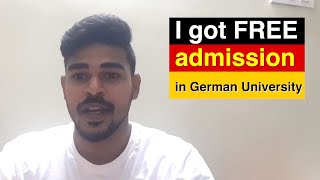 FREE admission in German University | Tamil Vlog | All4Food