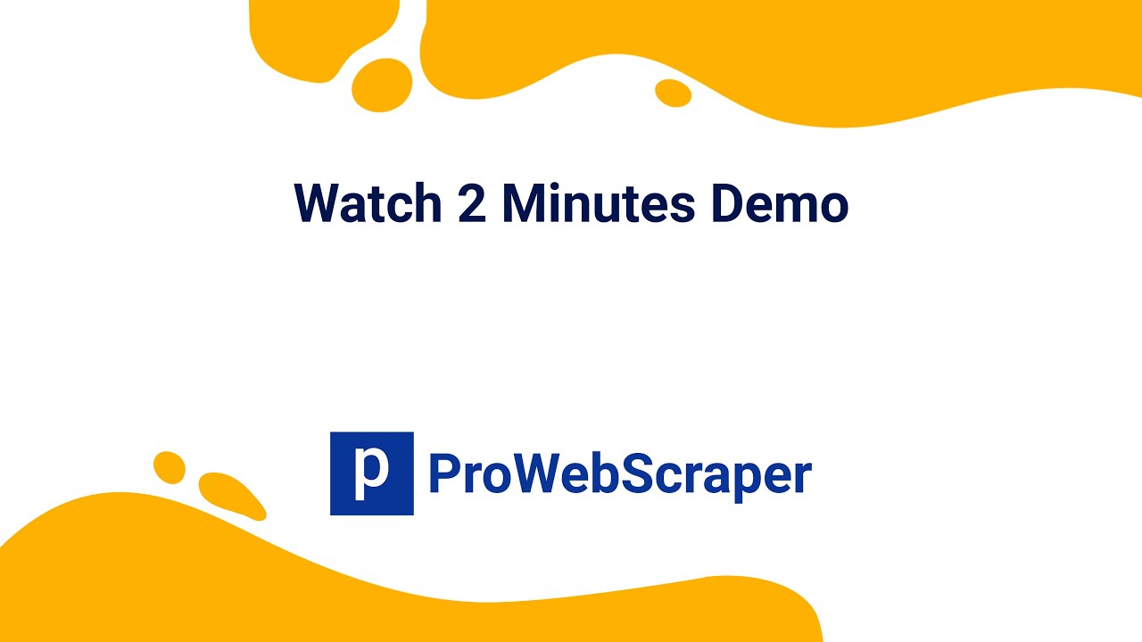 Getting Started With Prowebscraper Youtube