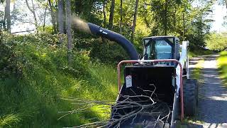 Bobcat WC8A skid steer wood chipper