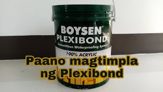 Paano magtimpla ng Plexibond ng walang kahirap hirap