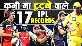 IPL 2023 : IPL Unbreakable Records | 17 IPL Records that may never be broken | All Time Records