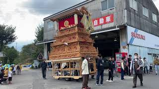 西条祭り　2020 伊曾乃神社例大祭　川沿町屋台　待機中