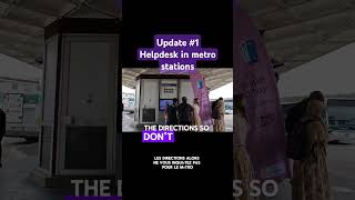 metro stations paris has helpdesk and agents there can he