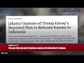 tolak usulan trump relokasi 2 juta warga gaza ke indonesia ri disorot media asing