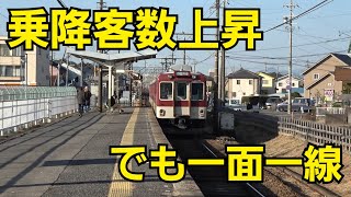 【近鉄】約20年で乗客数が倍増した一面一線の駅