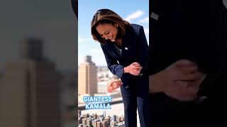 Giantess Kamala #kamalaharris #giantwoman #tallwomen #talllady #tall #ai #aiart