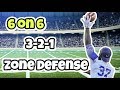 6 on 6 Flag Football 3-2-1 Zone Defense