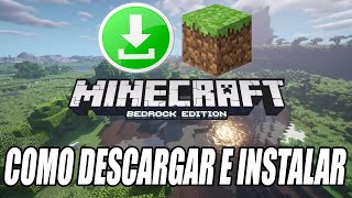 COMO DESCARGAR E INSTALAR MINECRAFT BEDROCK PARA PC GRATIS