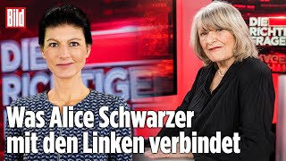 Alice Schwarzer: So lief der Schwur mit Sahra Wagenknecht | Die Richtigen Fragen