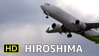 [飛行機動画] [HD] Spring Japan(春秋航空)Boeing737-800 Hiroshima[HIJ/RJOA](広島空港)