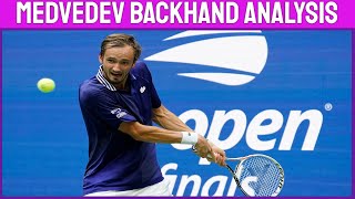 US Open Champion Daniil Medvedev Backhand Slow Motion Analysis