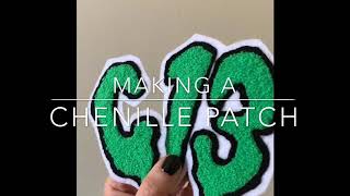 How to Make a Chenille Patch | Chainstitch Embroidery