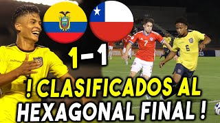 !AL HEXAGONAL¡ RESUMEN! 1-1 ECUADOR VS CHILE SUB 17 GOLES LA TRI CLASIFICA ENTRE LOS 6 MEJORES 💥