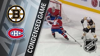 01/20/18 Condensed Game: Bruins @ Canadiens