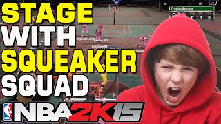 Playing with Squeakers NBA2K15 Stage