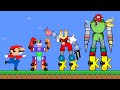 Mario vs the STRONGEST Giant ROBOT Alphabet Lore #2| CRAZIEST version ROBOT Transformed |GMAnimation