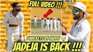 Jadeja Bowling 🥵 7 Wickets Haul 🔥 TN Vs Saurashtra Match Today Match