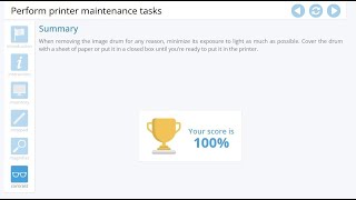 Advanced Hardware Lab 10-3: Perform Printer Maintenance Tasks