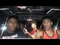 lonzo ball rare freestyle in car