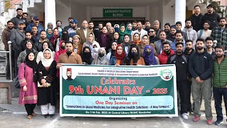 Government Unani Medical College Ganderbal celebrated World Unani Day with great enthusiasm.