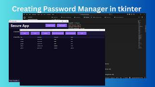 Python Password Manager with Encryption 🔐 | Tkinter Project