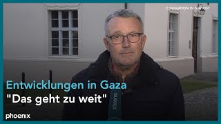 Michael Lüders (Publizist) zur Eskalation im Nahen Osten am 18.10.2023
