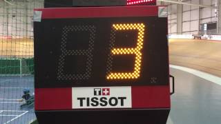 UCI Velodrome Starting Gate Countdown Clock