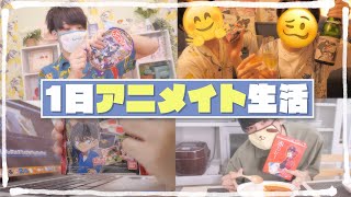 ヲタクがアニメイトの食品だけで1日生活してみた。