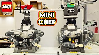 Official LEGO Mini Chef Restaurant w/ Automated Robot Servers!