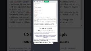 CSS Simple Selectors Part 3 - #w3schools #css #webdevelopment