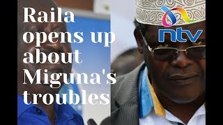 Miguna Miguna akuje 'abweke' hapa, says Raila Odinga