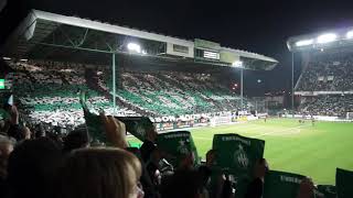 St.Etienne Ultras choreography against Olympique Lyon