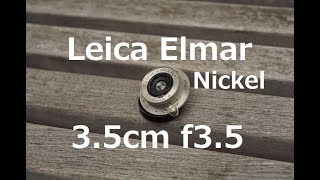 Leica Elmar 3.5cm f3.5 nickel