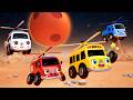 Wheel On The Bus Team | Rescue on Mars | Nursery Rhymes & Kids Songs - Baby Car Songs TV