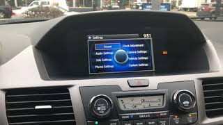 HOW TO SET TIME - HONDA ODYSSEY