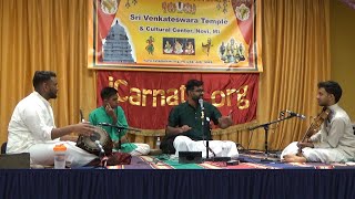 iCarnatic Margazhi in Detroit 2019 -- Sudarshan Mohan