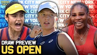 US Open 2022 | Ladies Draw Preview | Tennis Talk News