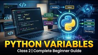 Python Variables Made Easy! 🚀 | Python Class 2 for Beginners