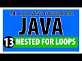 13 - Nested For Loops in Java - Mr. Hollaway's Foundational Java Skills